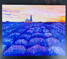 Load image into Gallery viewer, Lavender Fields Block Print

