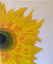 Load image into Gallery viewer, Strawberry Sunflower Self Standing Block Print
